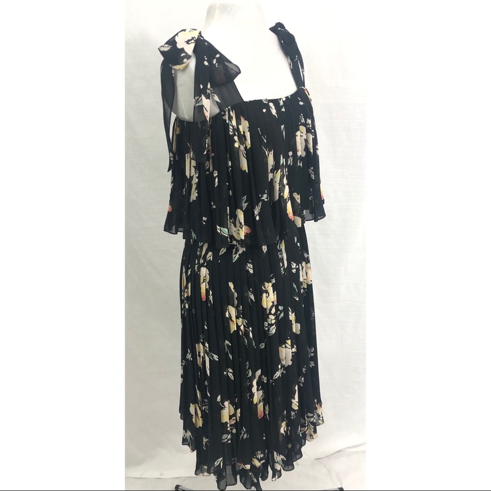Albert Nipon Dress Vintage Pleated 2 - Picture 4 of 11